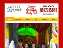 Tablet Screenshot of activeleisure.ie